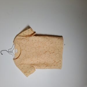 PIERRE CARDIN Women's Lace Short Sleeve Blouse